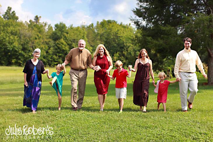 Pastor Larry Warren and his Family, Julie Roberts Photography