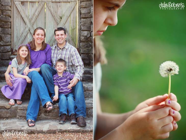 The Zimmerman Family :: Knoxville Botanical Gardens, Julie Roberts Photography